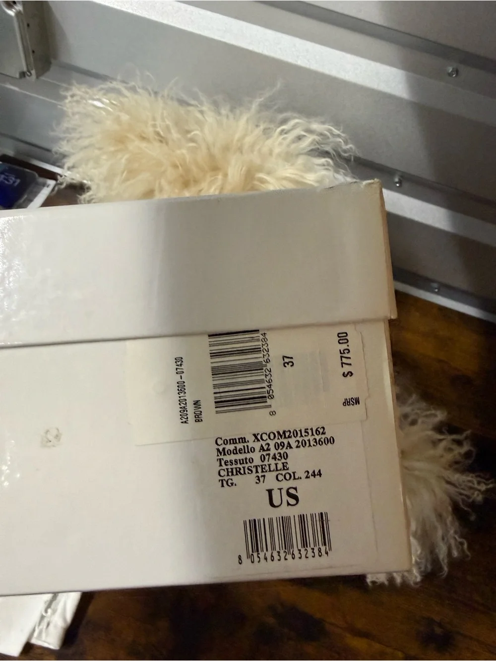 Moncler Christelle Boots EU 37 US 7 Brown Shearling Fur Winter Boots